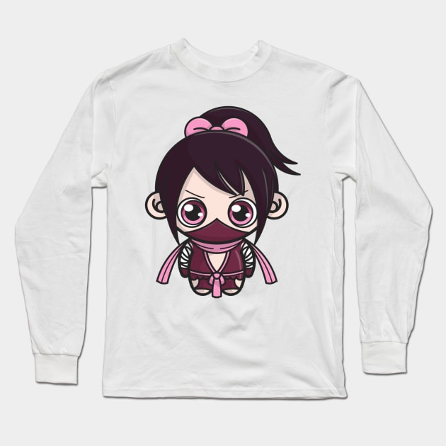 Kunoichi Long Sleeve T-Shirt by mysticpotlot